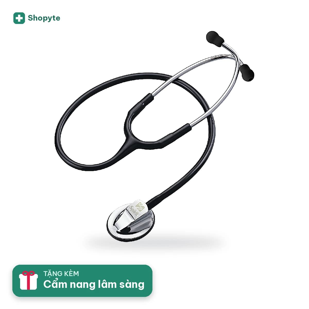 Ống nghe 1 mặt đa tần số Spirit CK-M615PF (Mặt nghe bầu dục)
