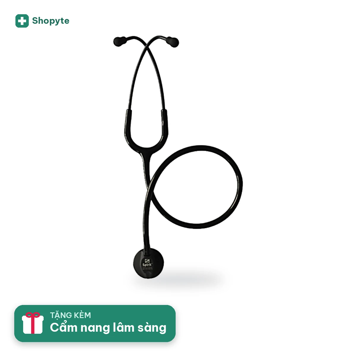 Ống nghe y tế 1 mặt đa tần số Spirit CK-M601CPF (Đen mờ)